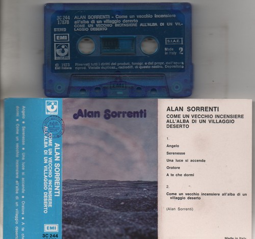 Alan sorrenti musicassetta - musicassetta, mc